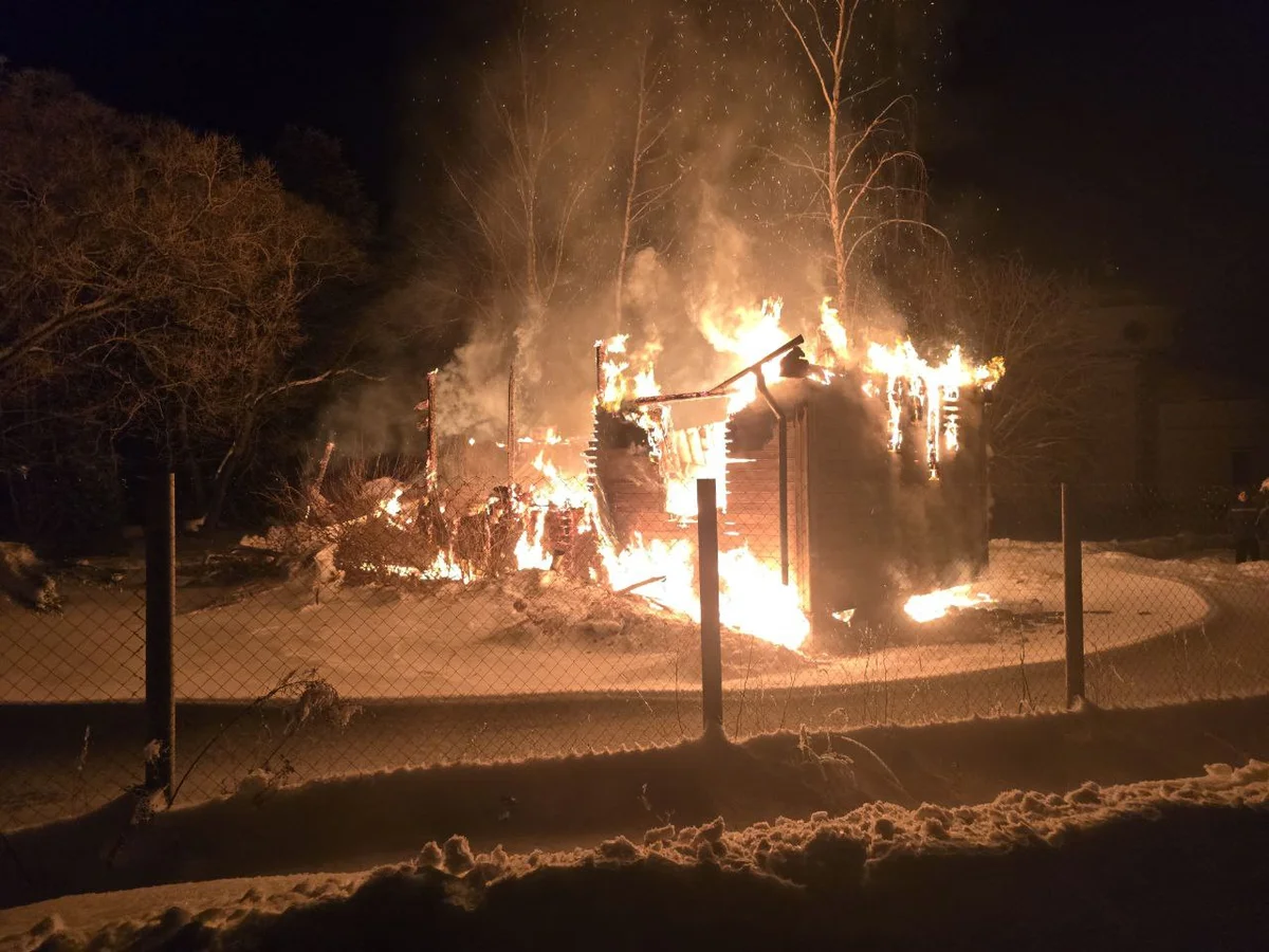 Пожар в молельном доме